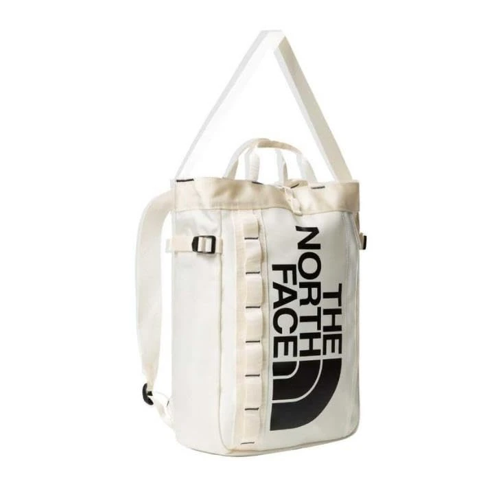 The North Face Base Camp Tote Bag White Dune/Tnf Black One Size
