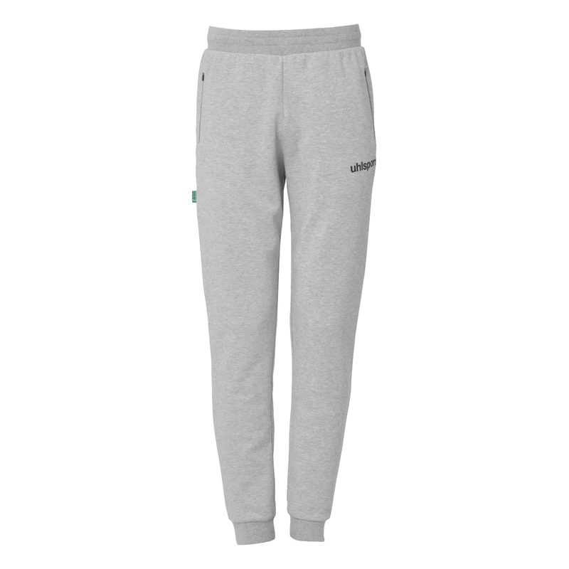 uhlsport ID Trousers Unisex Long Jogging Bottoms and Football Sports Trousers Dark Grey Melange