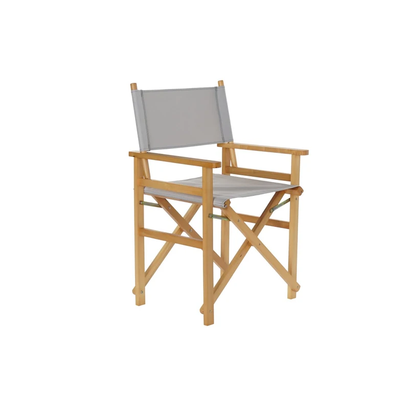 Silla Pine Polyester 56x48x87 Director Grey - Image 1