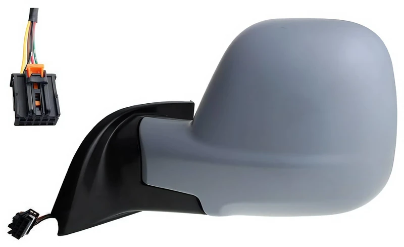 Electric Mirror Made for Peugeot Partner from 2018 Onwards Right Side Electric Heated Paint with Probe