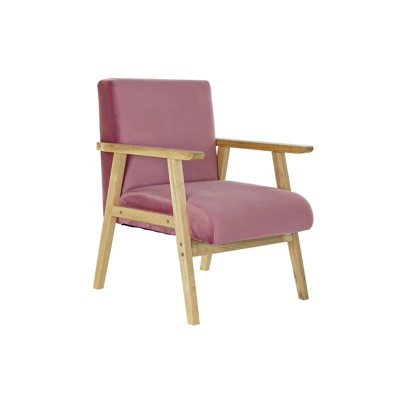 BUTACA Polyester MDF 61X63X77 TERCIOPELO Pink
