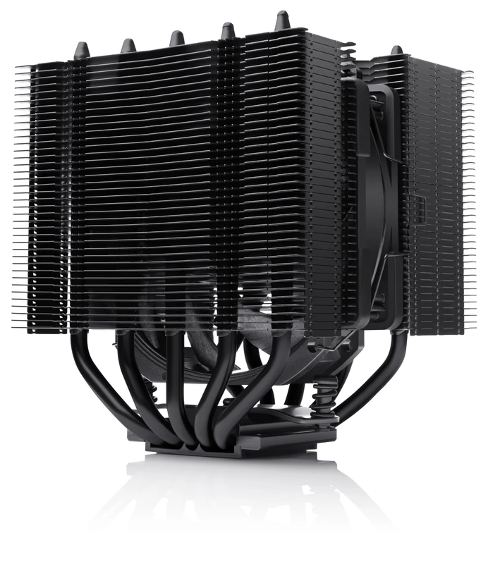 Noctua NH-D12L chromax.black, Quiet High-Performance Dual-Tower CPU Cooler