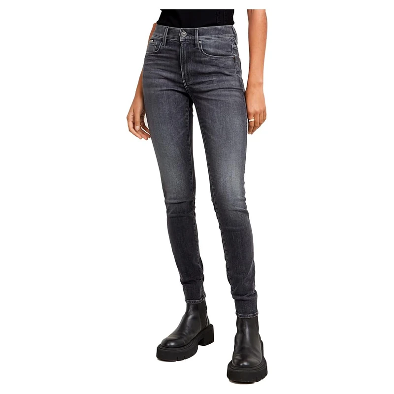 G-STAR Women's 3301 Skinny Jeans, Black (faded black magnet D05175-A634-C239), 27W / 28L