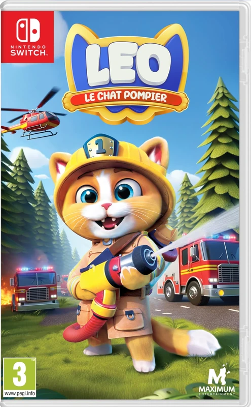 Just For Games Video Game for Switch Leo: Le Chat Pompier - Brand EAN: 5016488141451