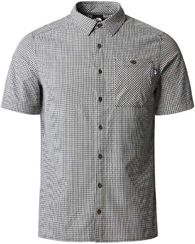 The North Face Hypress Shirt New Taupe Green Plaid XL