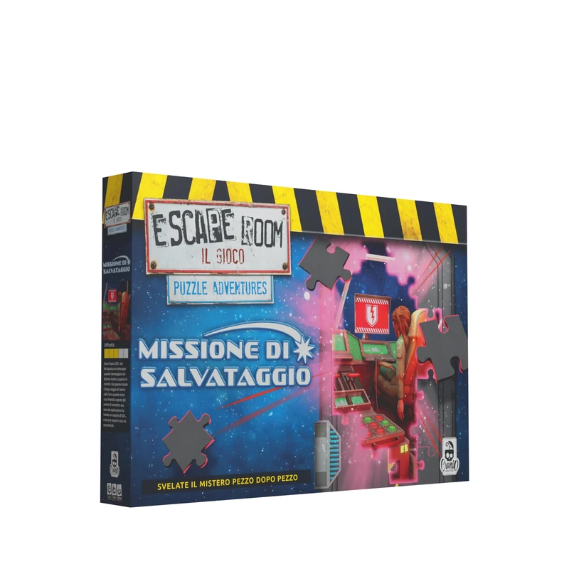 Cranio Creations - Escape Room Puzzle, Rescue Mission, The Third Chapter of Adventures Puzzle of the Brand Escape Room, Italian Language Edition