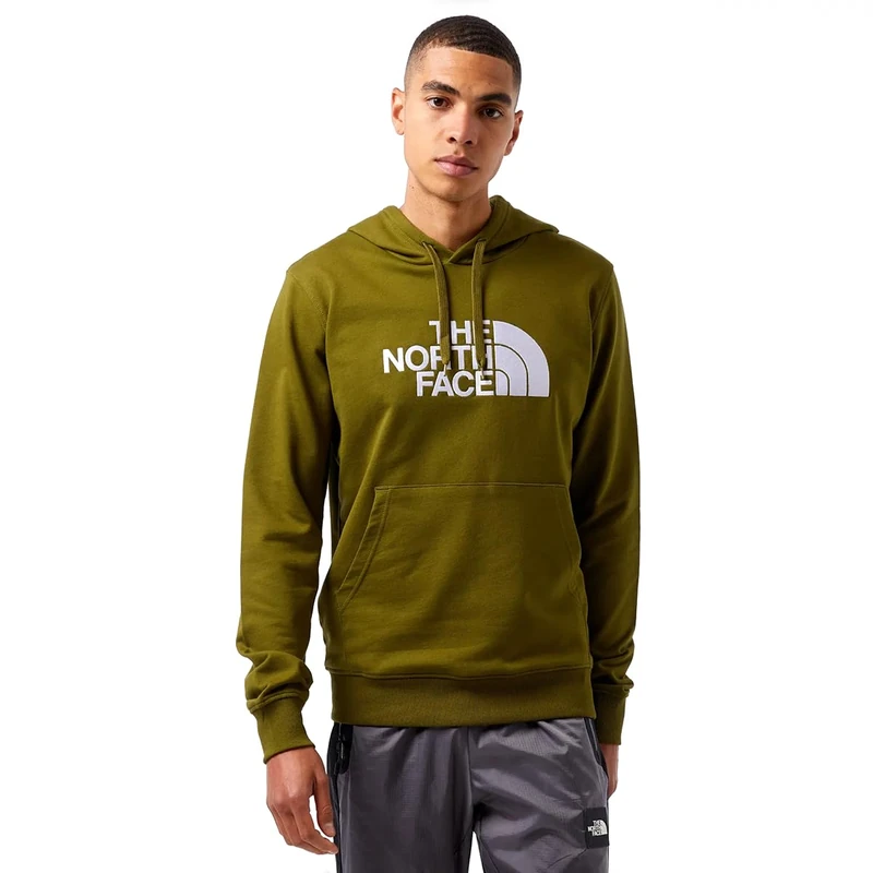 The North Face Drew Peak Hooded Sweatshirt Forest Olive M - Image 1
