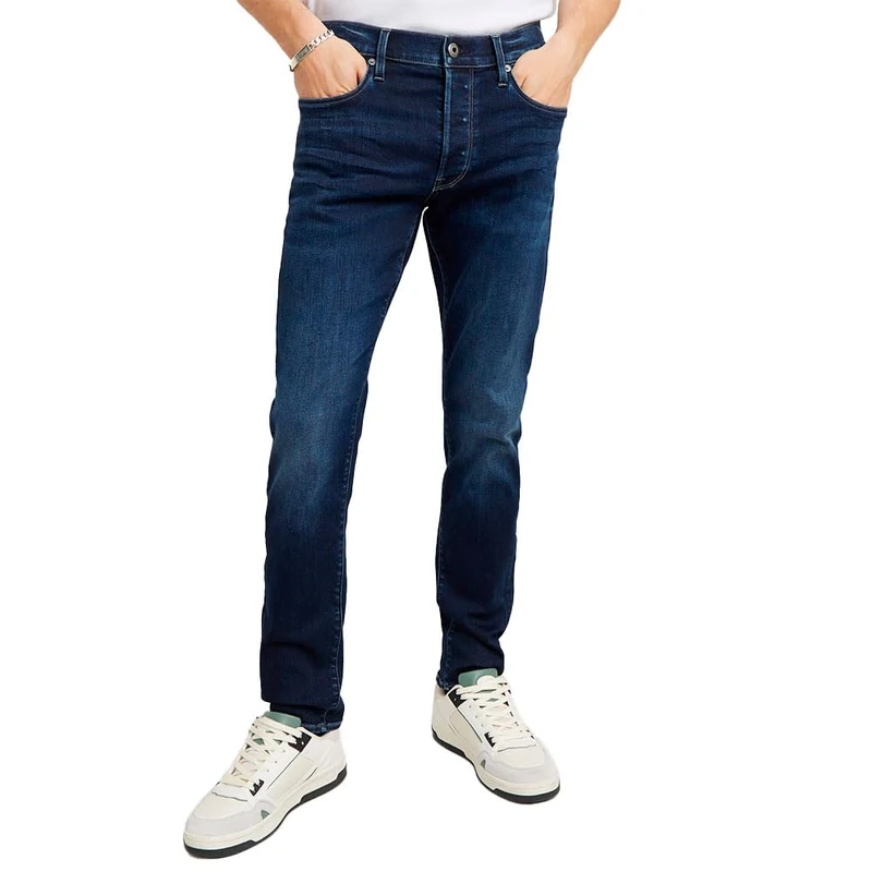 G-STAR Men's 3301 Slim Jeans, Blue (dk aged D25742-8968-89), 40W / 32L