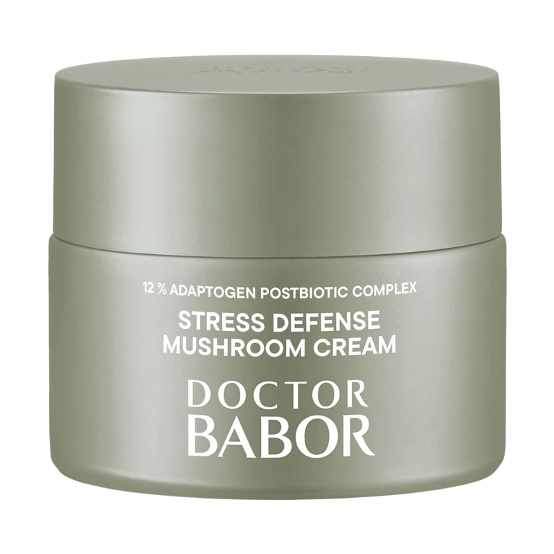 DOCTOR BABOR CLEANFORMANCE Stress Defense Mushroom Cream with Extracts of Reishi, Chaga, Shiitake Mushrooms & Ginseng root | Face Cream | Moisturizing | For Face, Neck & Décolleté 50ml