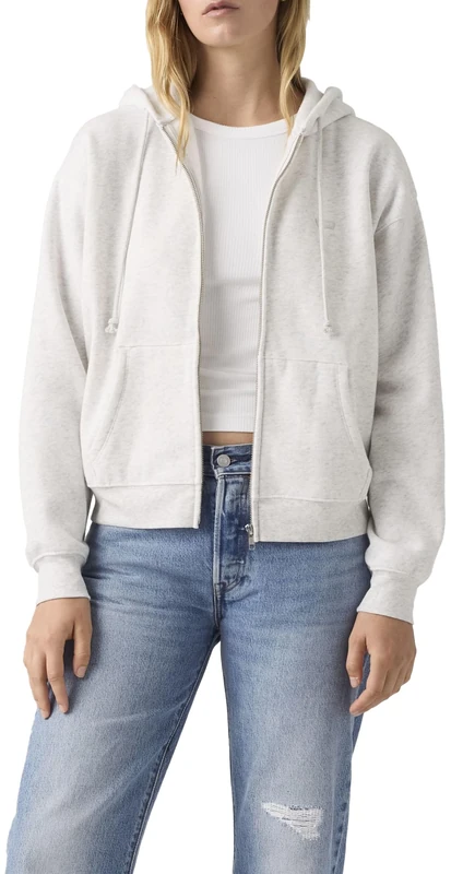 Levi's A5945-0004 Women's Sweatshirts, Orbit Heather Gray, S