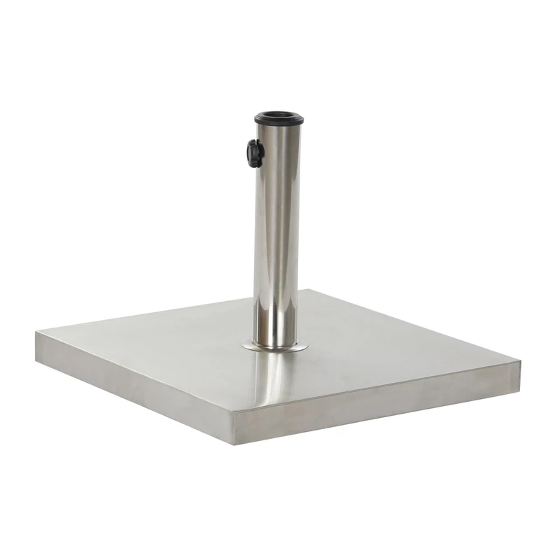 Parasol Base Stainless Steel 45X45X35 20KGS, Adaptable