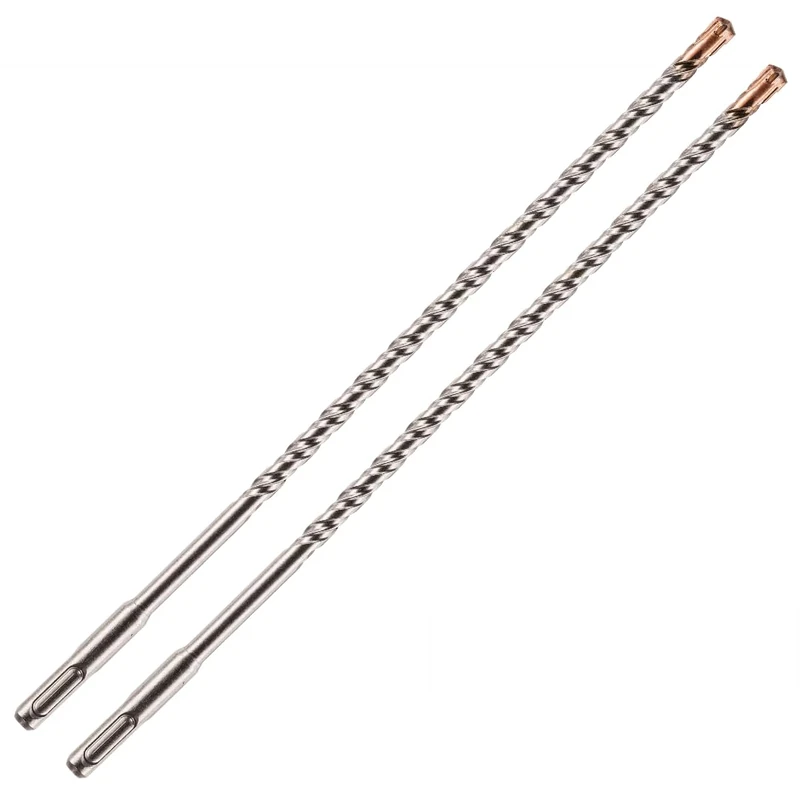 Rennie 12mm SDS Plus Drill Bits - Pack of 2 Cross for Brick & Stone