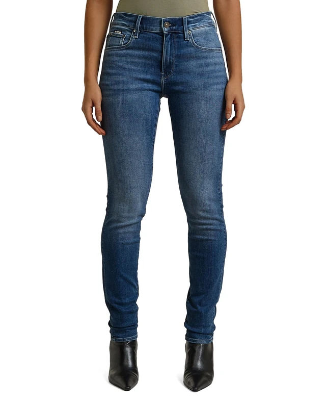 G-STAR Women's 3301 Skinny Jeans, Blue (medium aged D05175-8968-071), 24W / 32L - Image 1