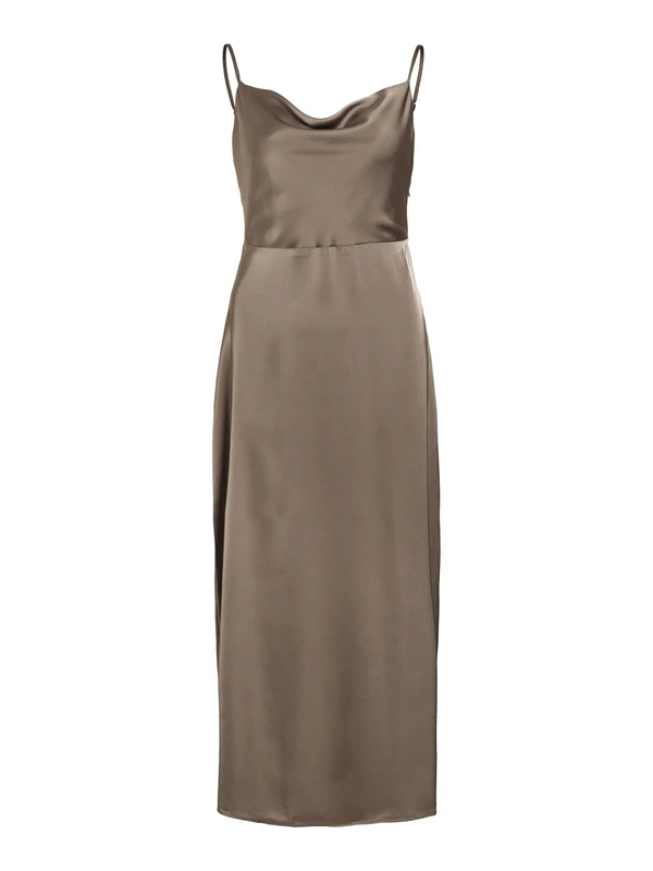Vila VIRAVENNA Noos Strap Ankle Dress, Fossil, 16