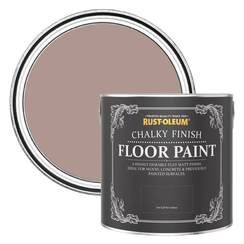 Rust-Oleum Pink Scratch Proof Floor Paint in Matt Finish - Haversham 2.5L