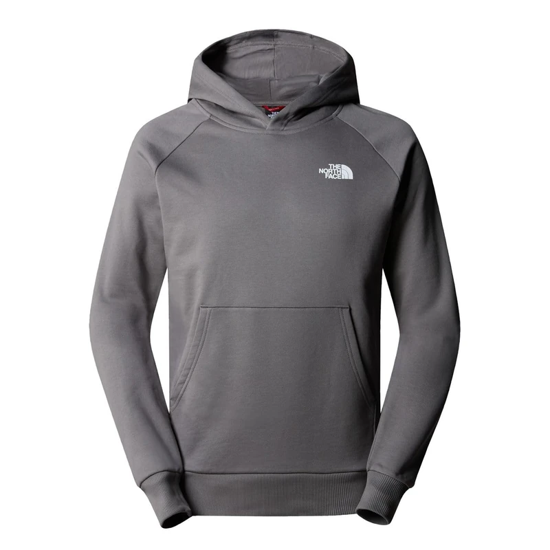 THE NORTH FACE Raglan Redbox Hooded Sweatshirt Smoked Pearl XS - Image 1