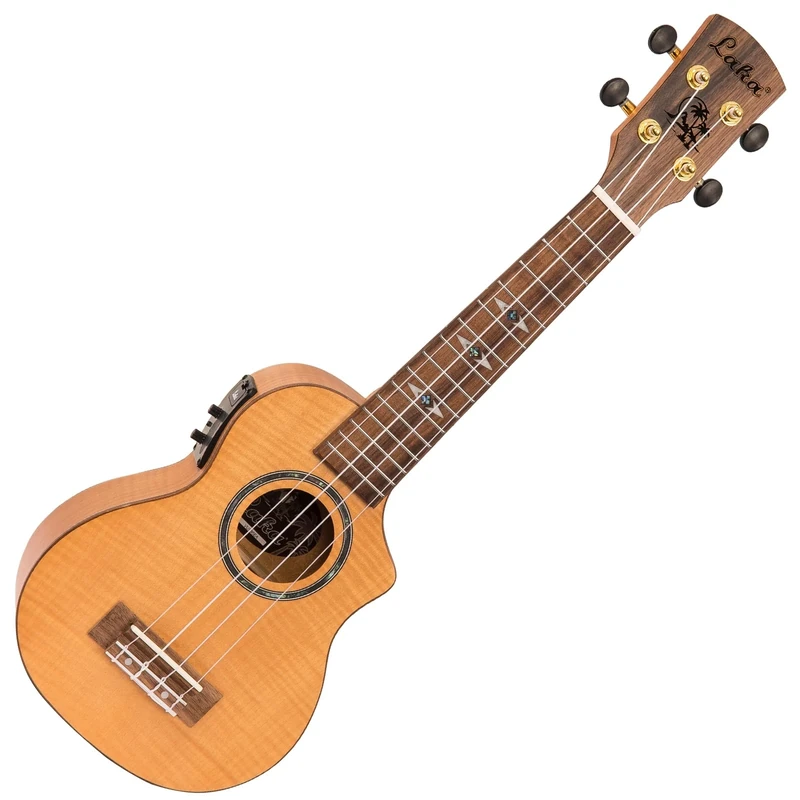 LAKA MAPLE SERIES ELECTRO UKULELE & BAG - SOPRANO