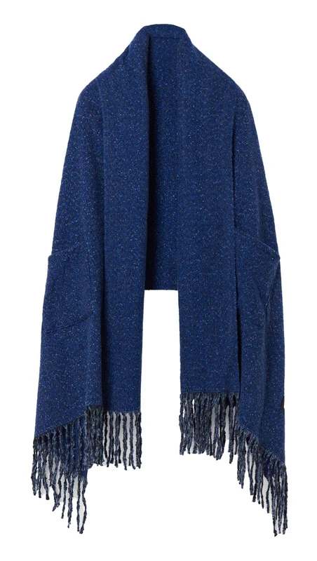 Desigual Scarf_Coloured Pocket, 5032 Azul Oscuro, U, blue, One size - Image 1