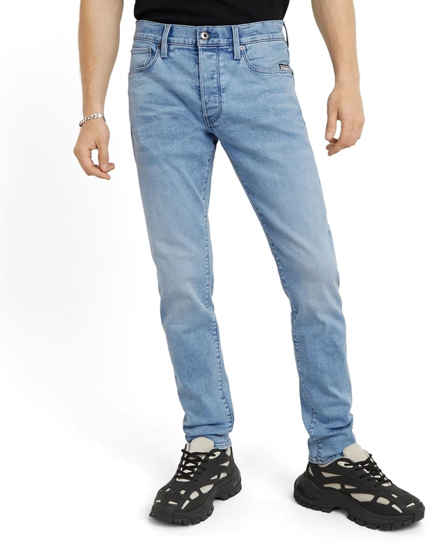 G-STAR Men's 3301 Slim Jeans, Blue (Medium Aged D25742-8968-071), 26W / 32L