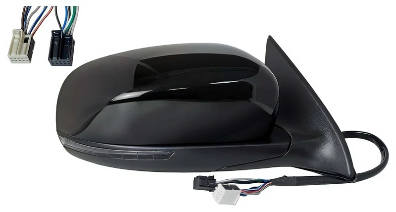Electric Mirror Made for Jeep Cherokee from 2014 to 2018 Left Side Electric Paint with Light - Image 1