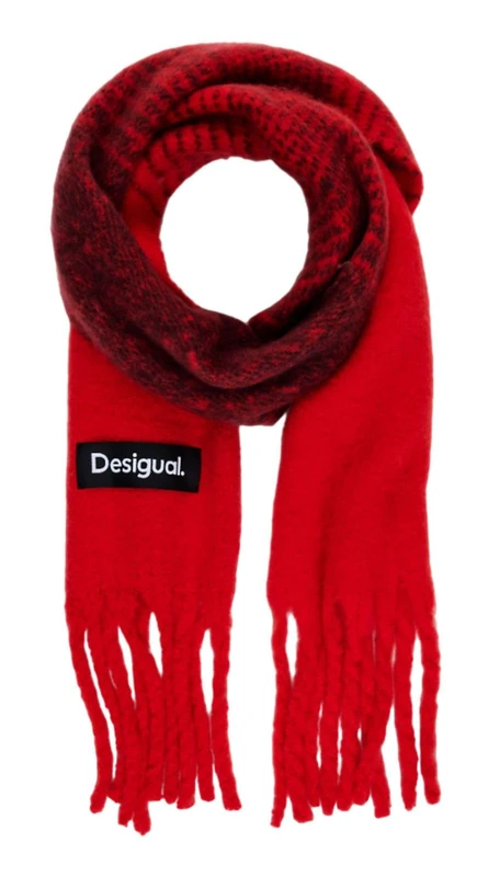 Desigual SCARF_BASIC, 3000 CARMIN, U, red, One size