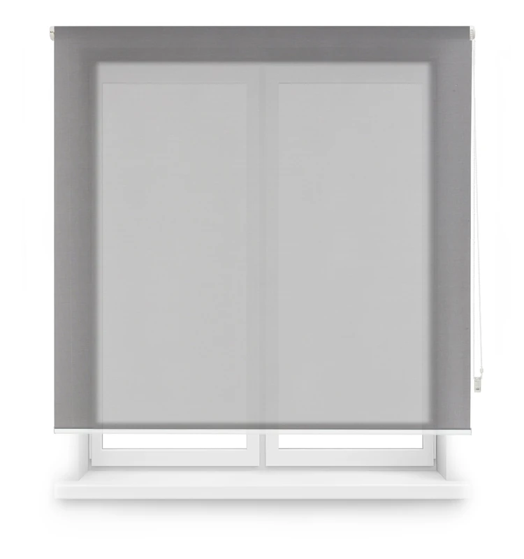 INTERBLIND Premium Roller Blind Fabric Screen – Roller Blind Size 160 x 250 cm Width – High Glare Reduction and Effective Sun Protection – Fabric Size 157 x 245 - Image 1