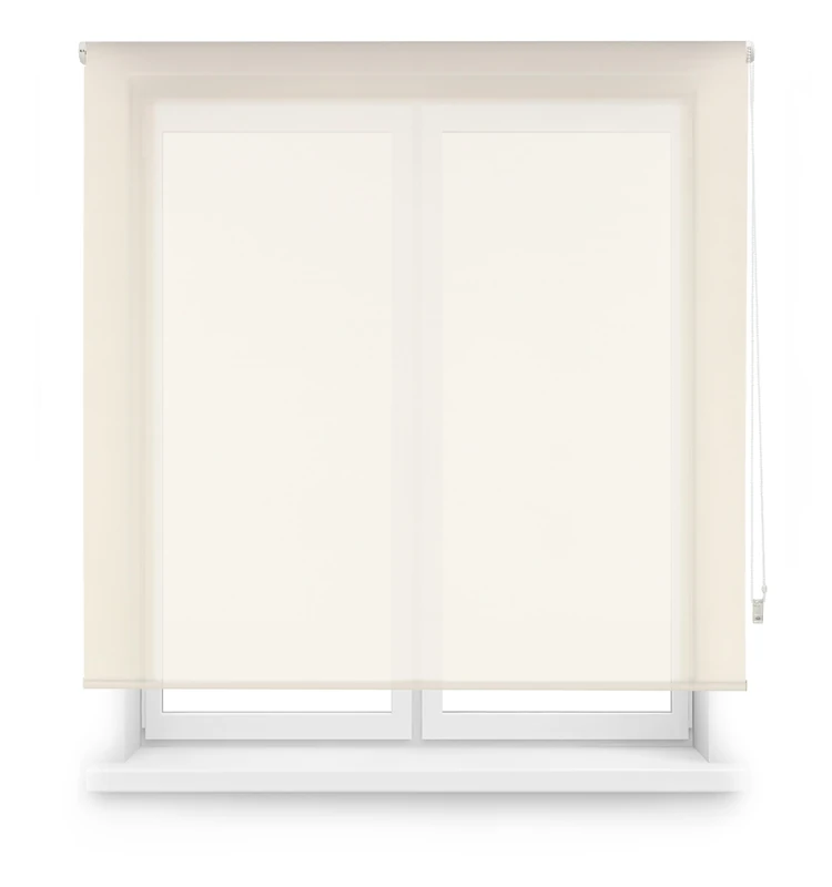 INTERBLIND Premium Roller Blind Fabric Screen – Roller Blind Size 80 x 180 cm Width x Height Reduction and Effective Sun Protection - Image 1