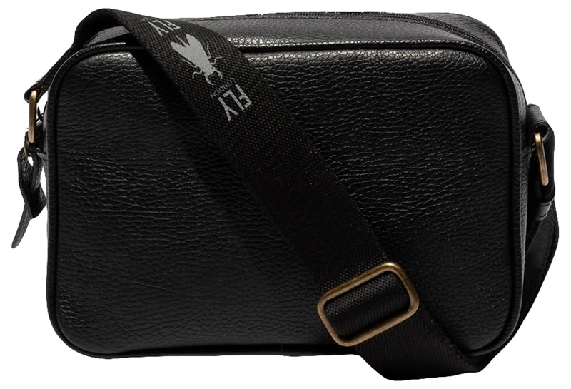Fly London Women's GARY752FLY Fashion Bag, Black, Medium
