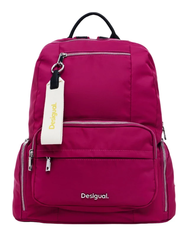 Desigual Women's Accessories Nylon Backpack Medium, red, One Size