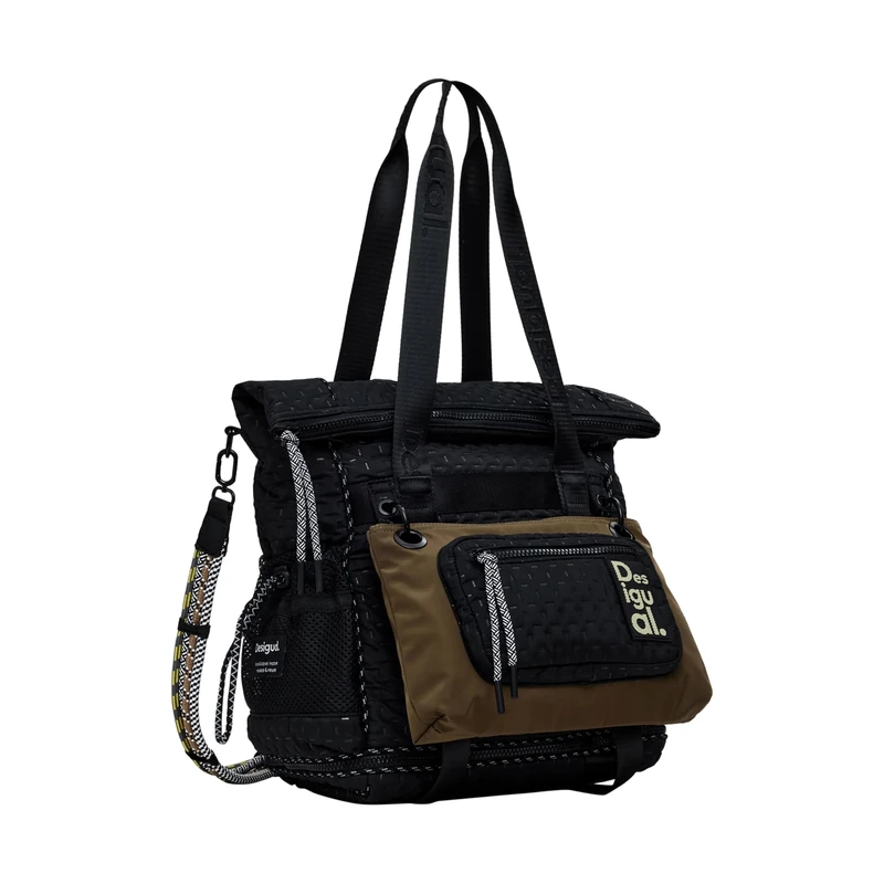 Desigual Women's Accessories Nylon Backpack Big, black, One Size