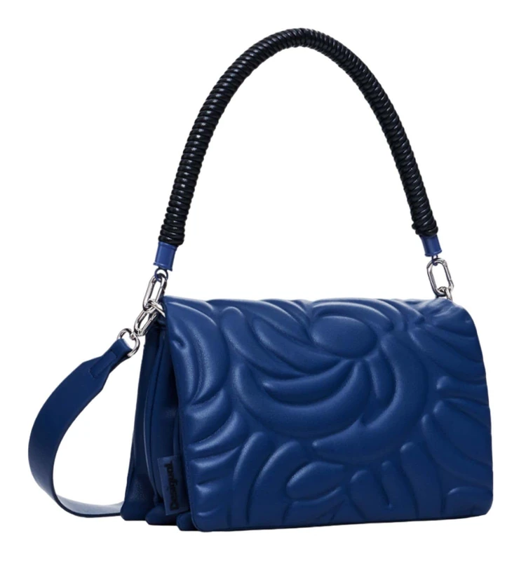 Desigual Women's Accessories PU Across Body Bag, blue, One size