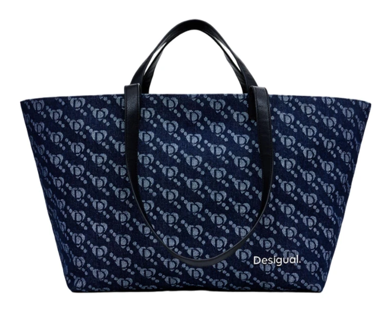 Desigual shopper bag Arco Cahuil Shopping Bag Denim Dark Blue