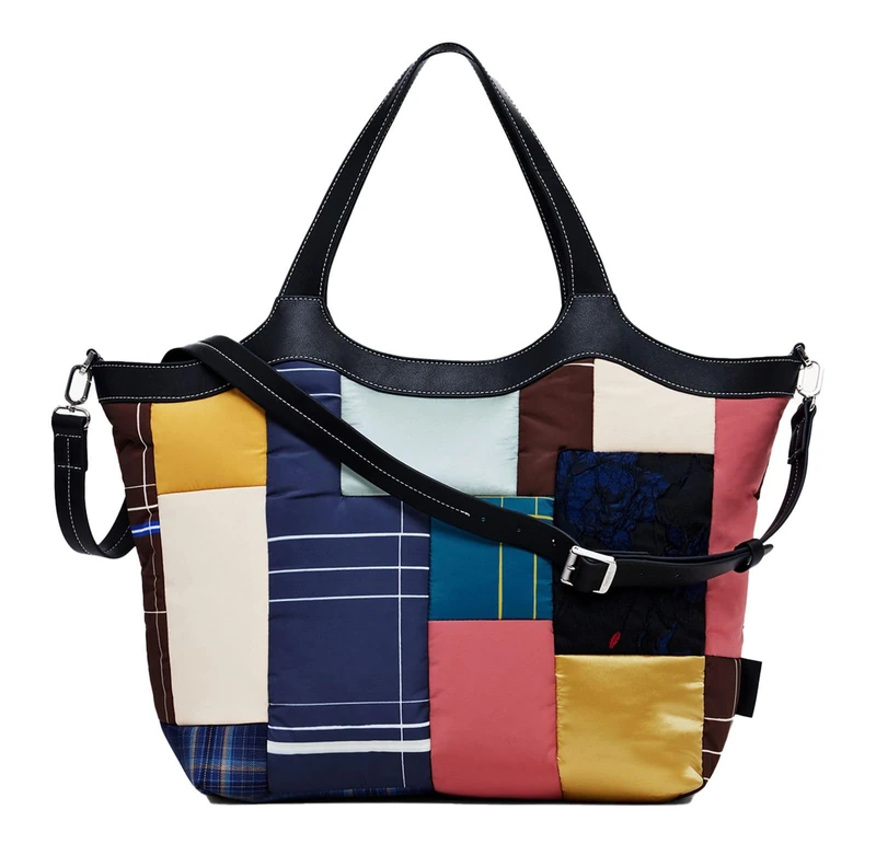 Desigual Women Accessories Fabric Shopping Bag, Material finishes, One Size