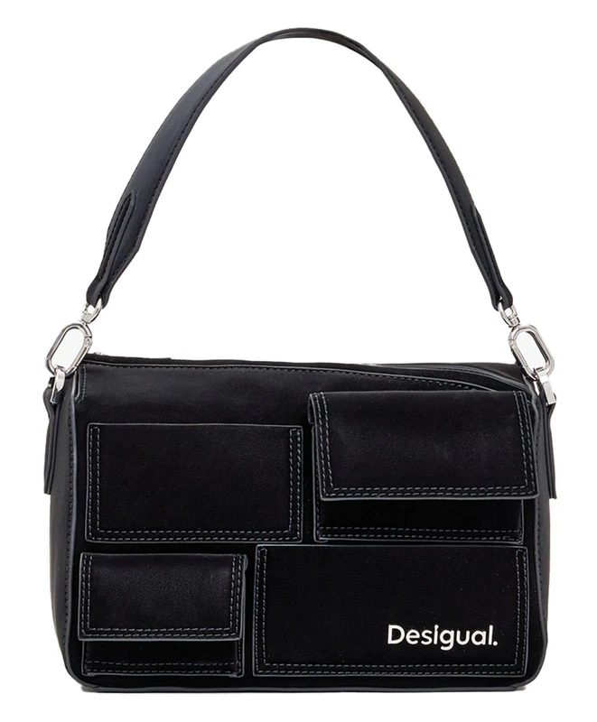 Desigual cross body bag shoulder bag Pocket Phuket Hand Bag Black