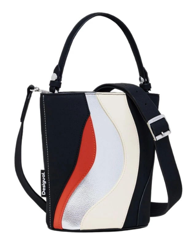 Desigual shoulder bag handbag Kahlo Cumbal Crossbody Bag Black Multi multicolored