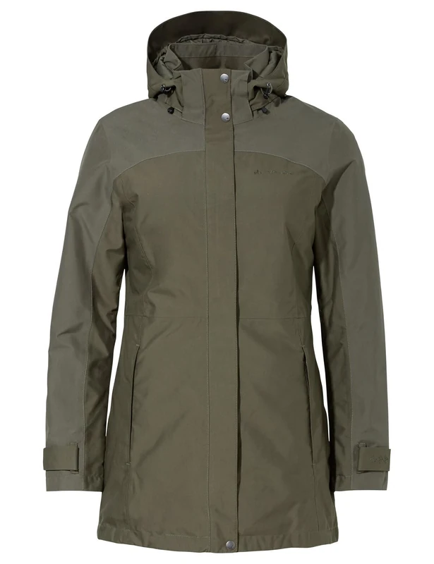 VAUDE Women's Skomer Winter Parka Ii Jacket, Khaki, 36 (EU)