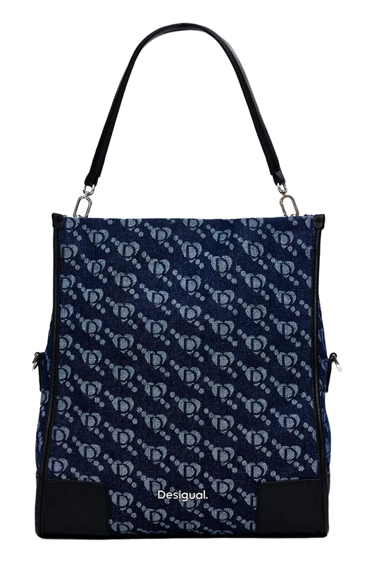 Desigual handbag cross body bag Arco Loverty Hand Bag Denim Dark Blue - Image 1