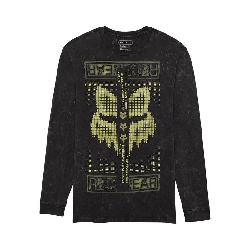 LONG SLEEVE JERSEY FOX THROTTLE CREW PREM BLACK M