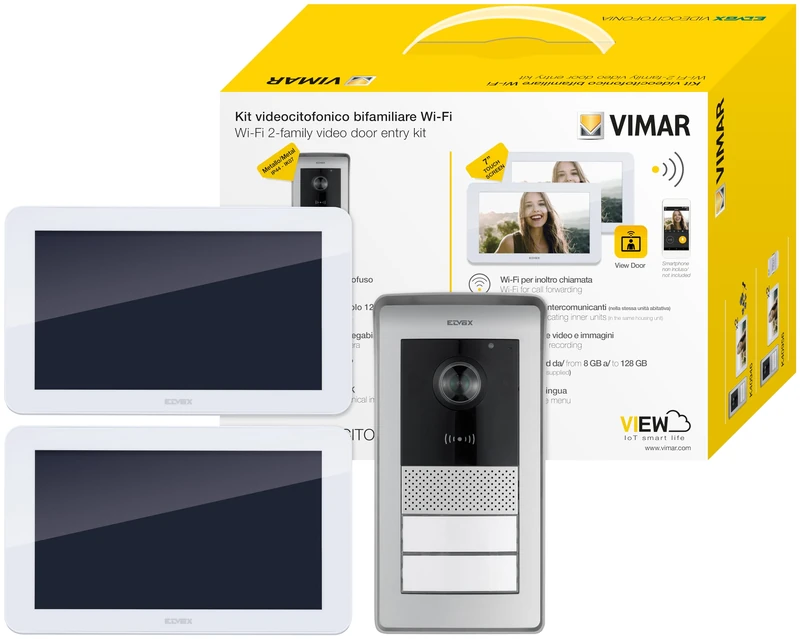 Vimar K42946 Double Family Wifi Video Door Phone Kit