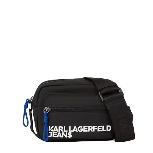 KARL LAGERFELD JEANS, Men's, Utility Coated Crossbody, Black, One size