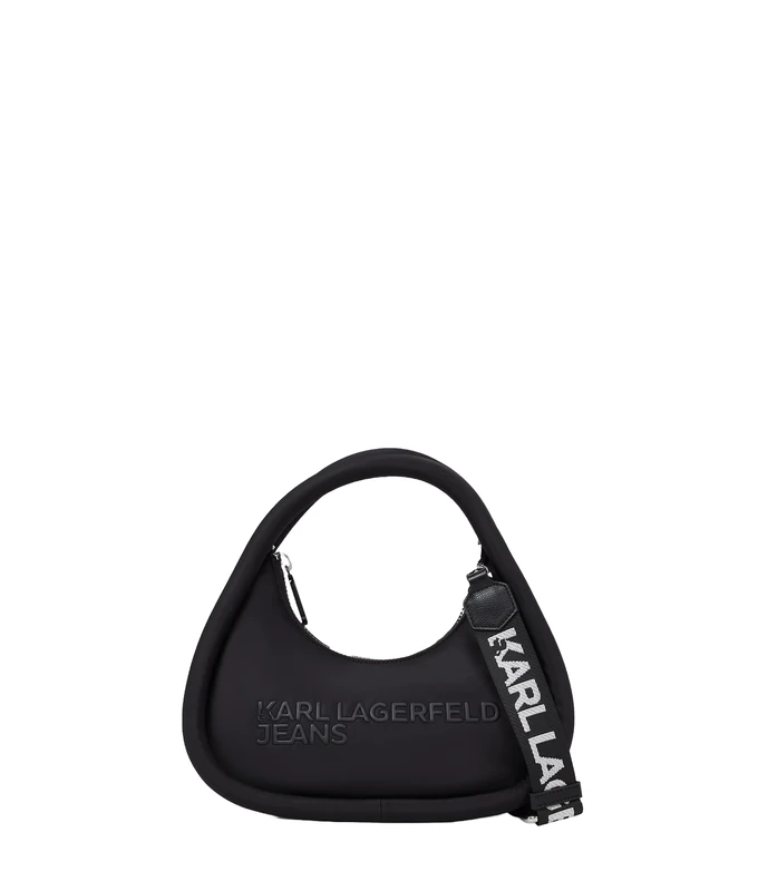 KARL LAGERFELD JEANS, Women's, Puffy Top Handle, Black, One size