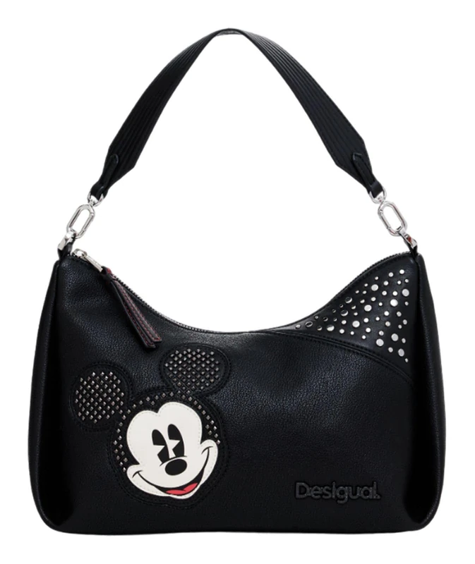 Desigual cross body bag shoulder bag Mickey Studstyle Crossbody Bag Black