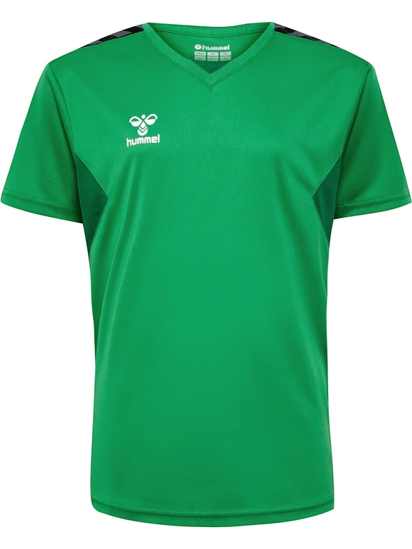 hummel hmlAUTHENTIC PL Jersey S/S Kids, Jelly Bean, 164 Green