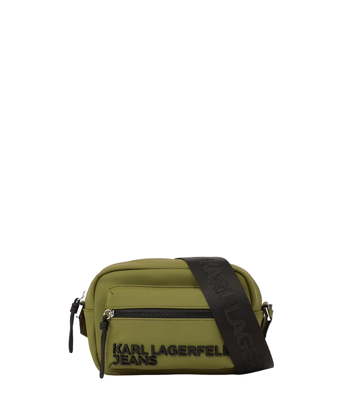 KARL LAGERFELD JEANS, Men's, Utility Coated Crossbody, Green, One size