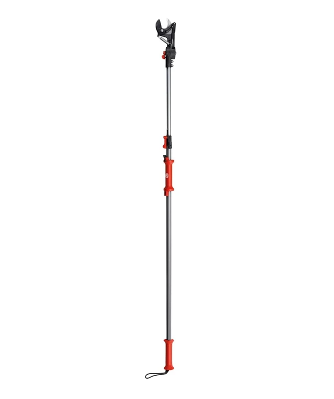 Felco Model 290 Pole Saw - 1 Ext Carbon Steel Non Stick Coating Ergo Soft Touch Dyneema Rope Rotating Head 110-60 deg Reach 1680mm Closed 2670mm Open Tree Pruning Olive Groves Long Reach Lopper
