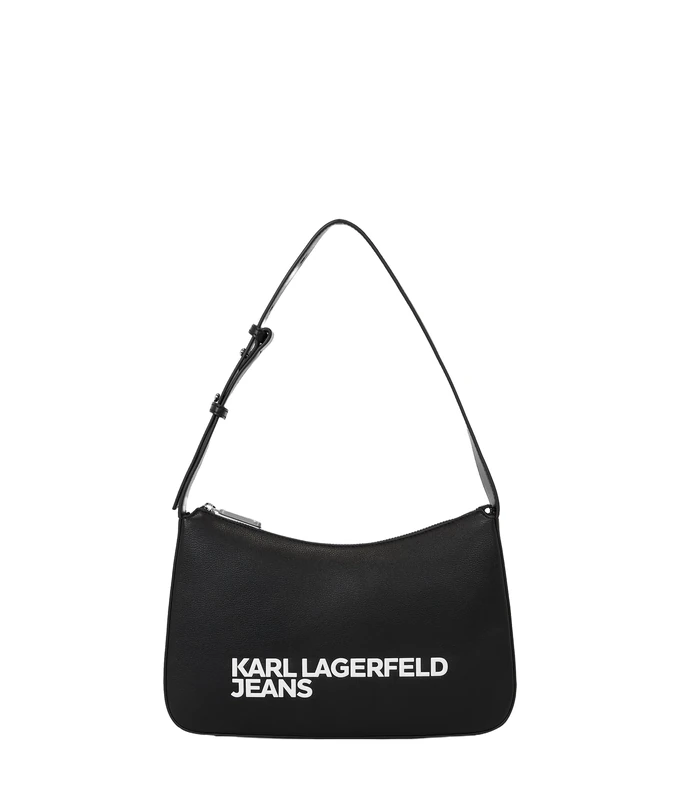 KARL LAGERFELD JEANS, Women's, Essential Logo Shoulderbag, Black, One size