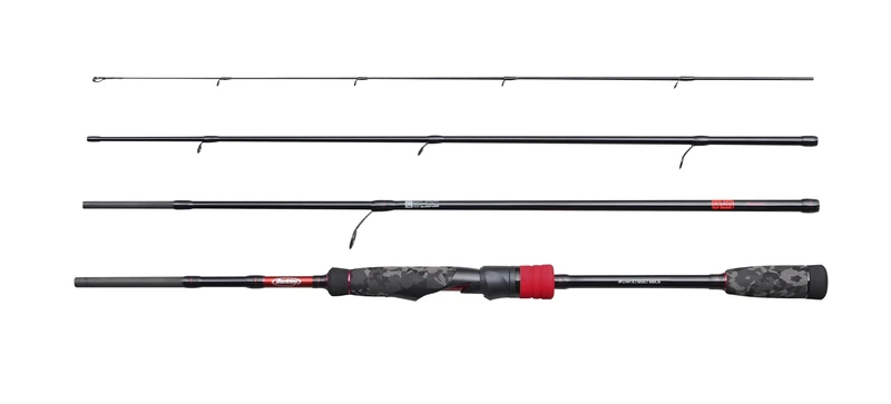 Berkley URBN II Roamer Spinning Fishing Rod – Lightweight 30HDC Carbon, Fast Action, Stainless Steel Guides, Ergonomic Design – Mobile Rod for Urban Predator Anglers, 2.10m