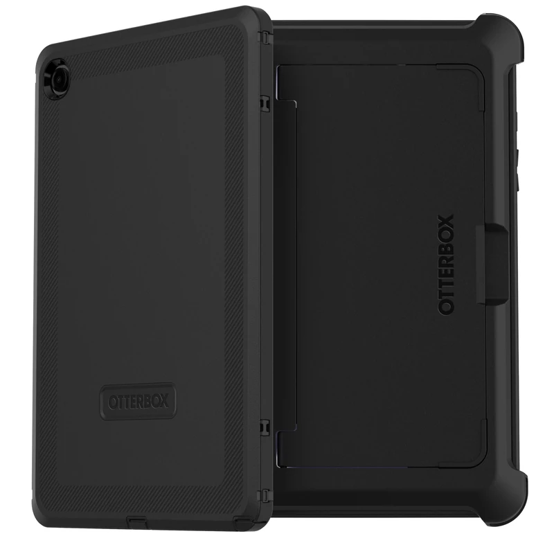 OtterBox Defender Case for Samsung Galaxy Tab S10 Lite/S10 FE/S9 FE, Shockproof, Ultra-Rugged Protective Case with built in Screen Protector, 2x Tested to Military Standard,Black,Non-Retail Packaging