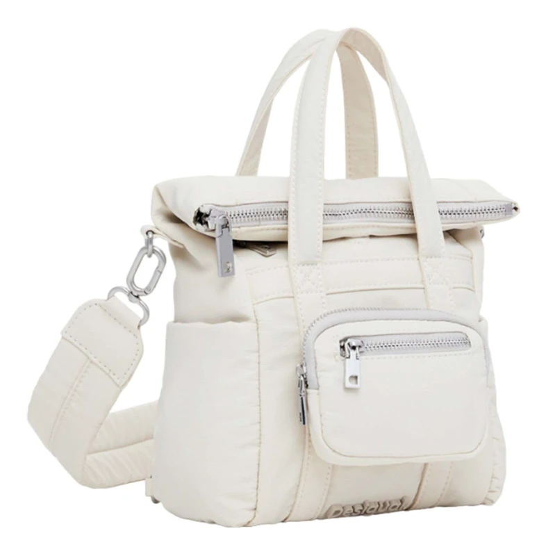Desigual handbag backpack Basic Micro Hand Bag Cream White creme-white