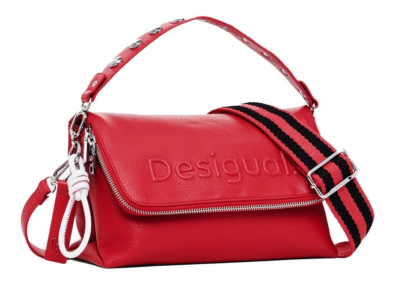 Desigual cross body bag shoulder bag Half Logo Venecia 3.0 Crossbody Bag Carmine red